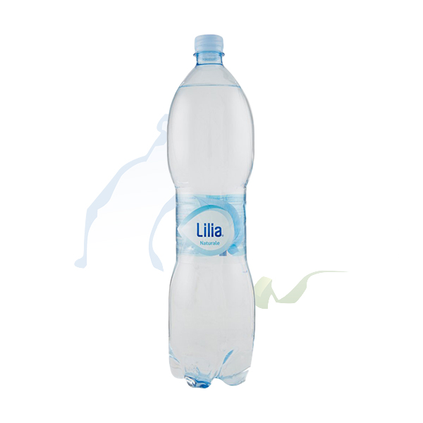 LILIA Acqua minerale Frizzante, Bottiglia di plastica, 1,5 litri  (confezione da 6 bottiglie ) - Acqua in Bottiglia
